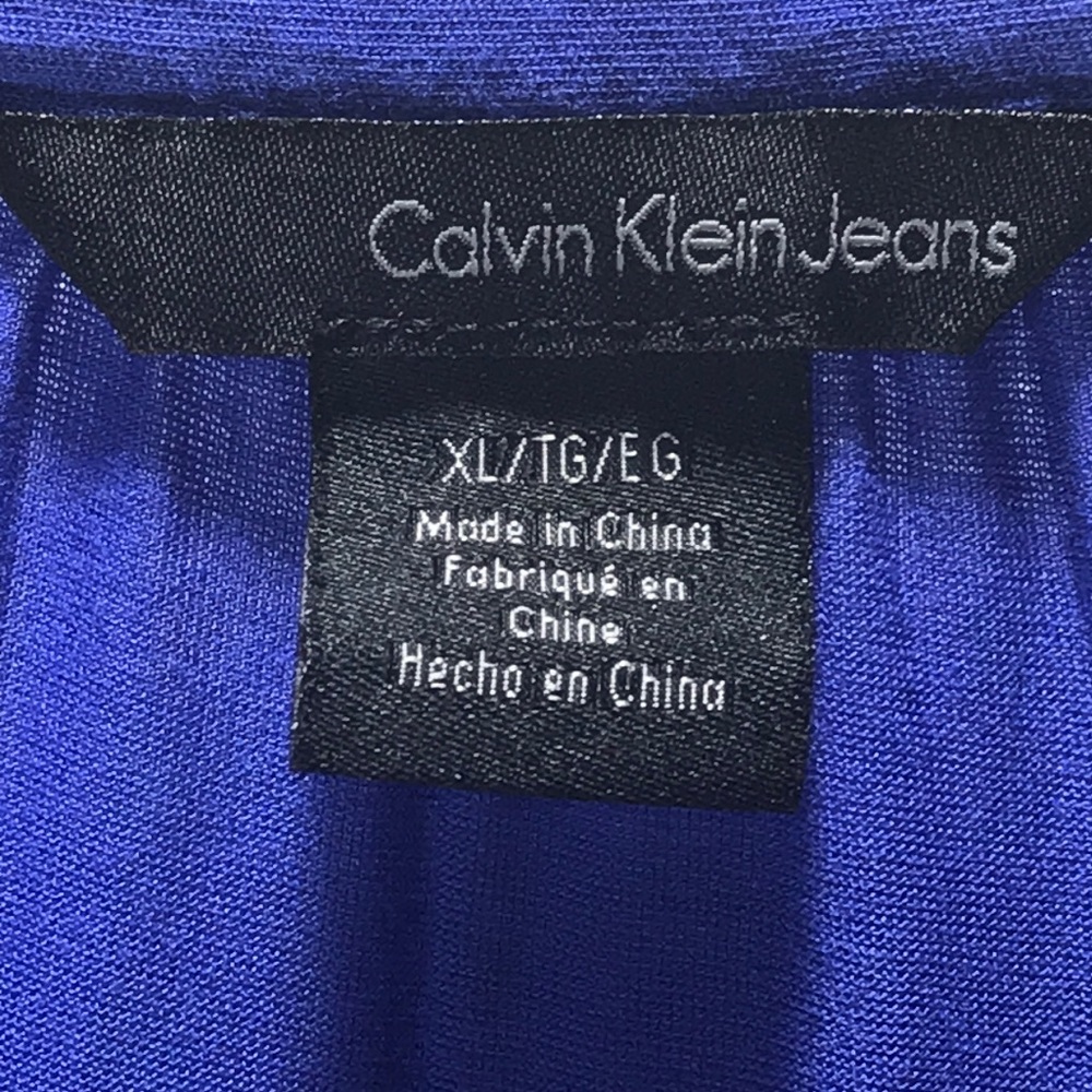 CALVIN KLEIN JEANS Blue Top - Picture 4 of 6